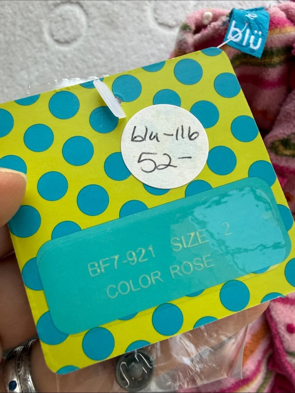 Blu toddler pink